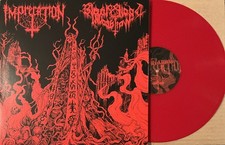 Imprecation / Black Blood Invocation - Split LP 2019 Helter Skelter Prod. NM RED