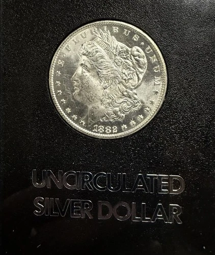 1882-CC Morgan Silver Dollar GSA Carson City Hoard w/ Box & COA UNC