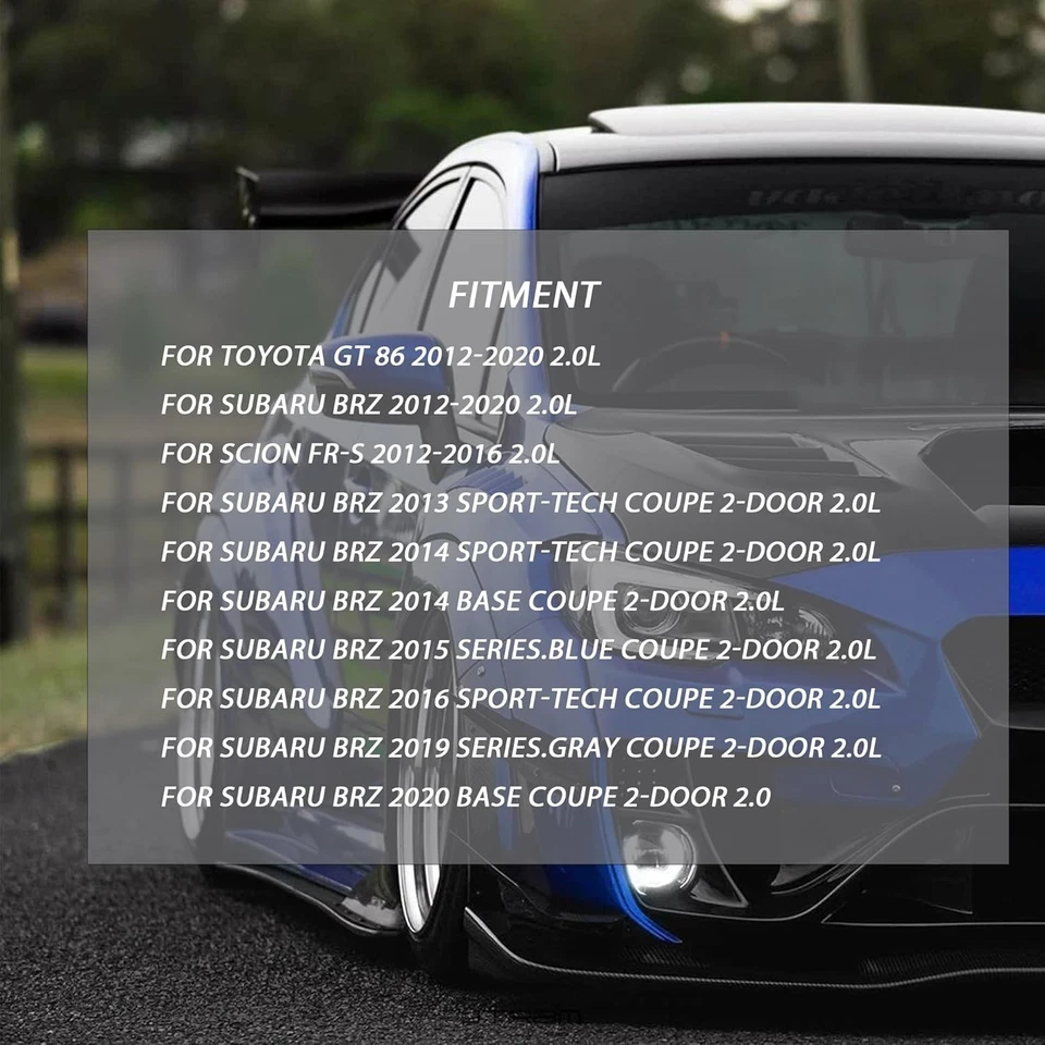 Juego de juntas de culata cojinete de cadena de distribución para Subaru BRZ FA20 Scion 2,0 L 2012-2021 Foto 2 de 4