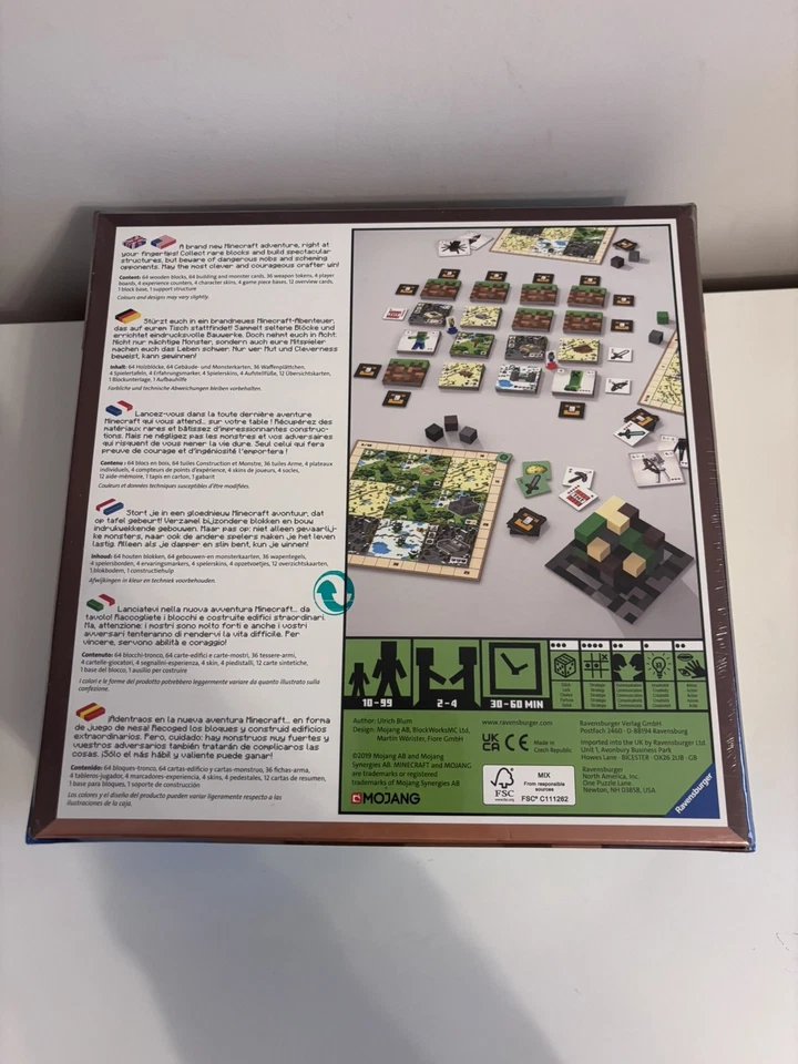 Ravensburger Minecraft Builders and Biomes Board Game Playset New Sealed - Image 2 of 2