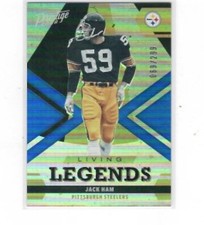 2022 Prestige Living Legends Xtra Points Blue #8 Jack Ham  /299 Pittsbu ID:58204