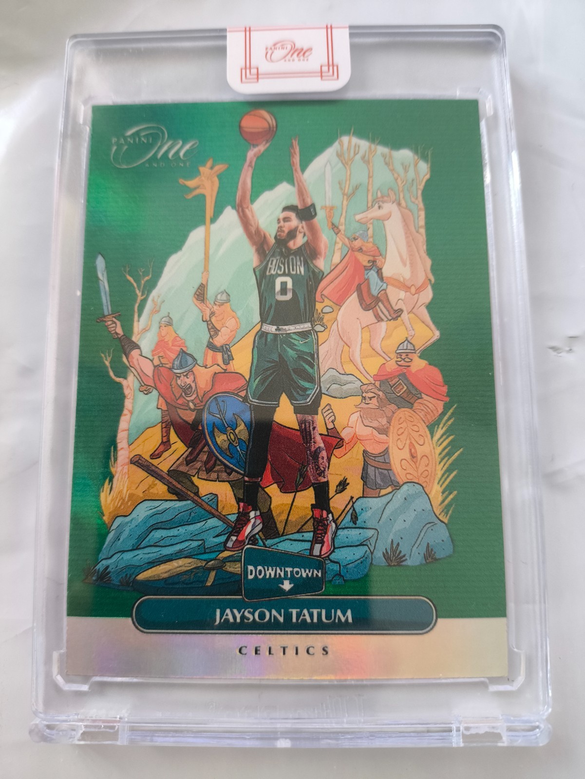 2020-21 Panini One and One Jayson Tatum Downtown
