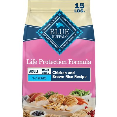 Blue Buffalo Life Protection Formula Chicken & Brown Rice Small Breed Adult,15lb