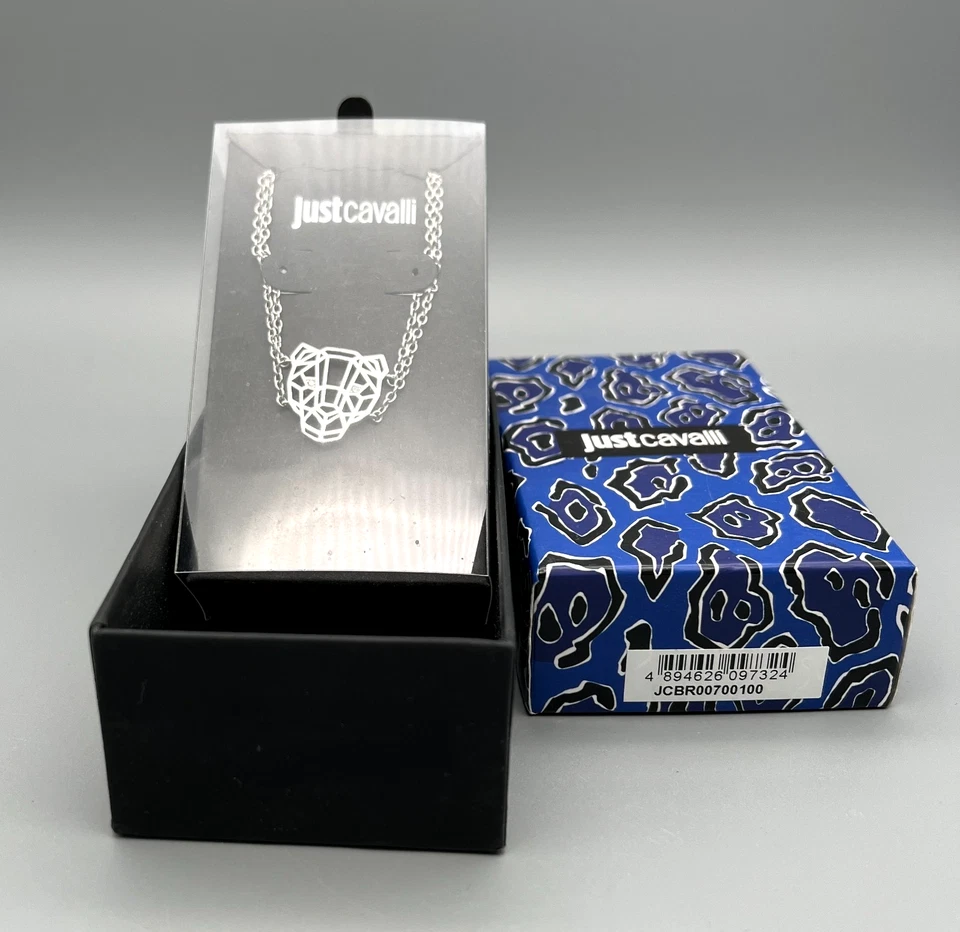 Just Cavalli Unisex Armband/Kette mit Tigerkopf. OVP. Vintage. - Bild 2 von 4