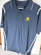 Antigua Notre Dame Fighting Irish Mens Polo Shirt Size large