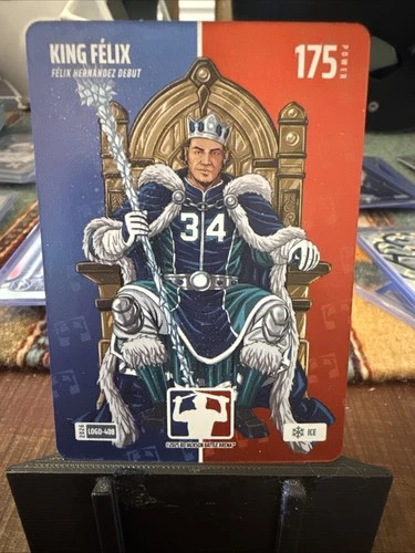 King Felix Battle Arena Logo 408 Ice 175 Red and Blue Felix Hernandez