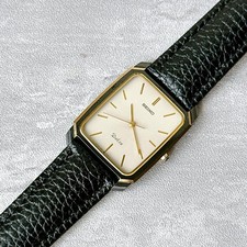 SEIKO Dolce Quartz Men s Wristwatch Thin Ceramic Rare