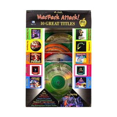 Aztech New Media CD-ROM MacPack Attack! VG+/NM