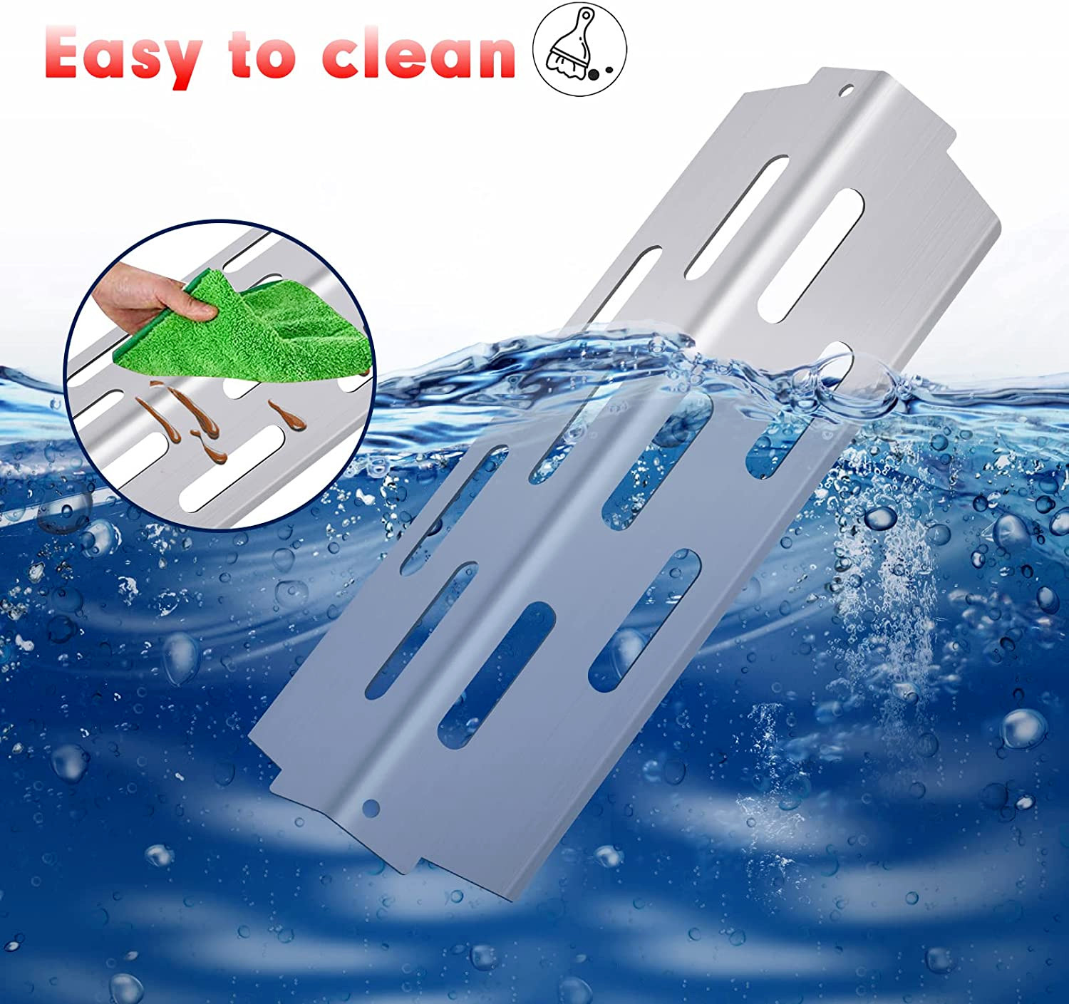 Grill Flavorizer Bars And Heat Deflectors Kit for Weber Genesis II E/S 410 440