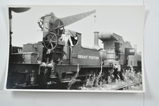 Great Western 1299 Crane Tank Locomotive Swindon 1937 Photo 1960s Print