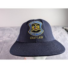 Missouri State Highway Patrol Chaplain Trucker Hat Navy Blue Snapback USA Made