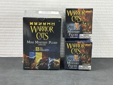 Sealed Warrior Cats - 1 x Mini Mystery Plush 2 x Mystery Figure