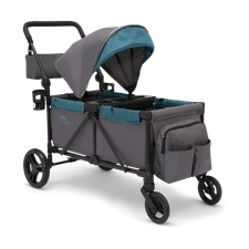 [Color: Grey/Blue Moon]Delta Children-Jeep Sport All-Terrain Stroller Wagon|2878