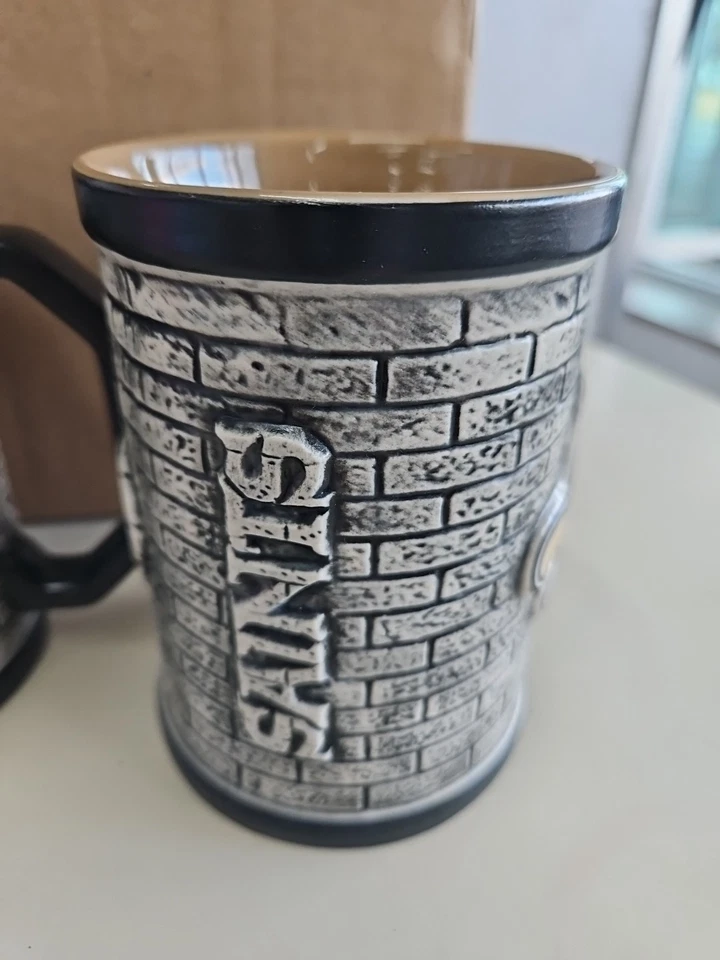 Par de tazas esculpidas New Orleans Saints Game Time 18 onzas café aficionado al fútbol americano de la NFL Foto 3 de 4