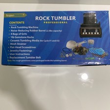 KomeStone Rock Tumbler Kit, K1 Professional Large 2.5LB Capacity. NEW
