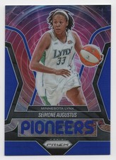 2025 Panini Prizm WNBA SEIMONE AUGUSTUS #9 Blue Prizm Pioneers /49-Lynx