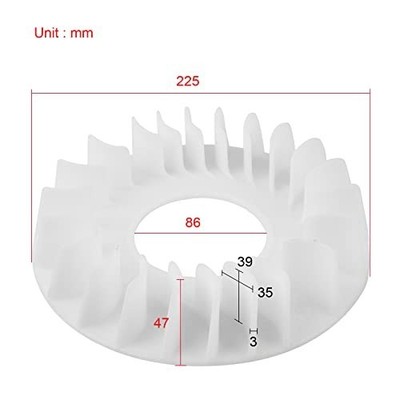 Clever gestaltete Kühllösungen für Motoren wie ZX610 ZX620 ZX670 Lüfter