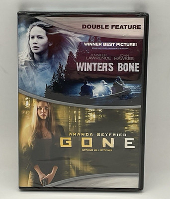 Winter's Bone & Gone DVD Double Feature 2 Discs Lionsgate 2011 NEW SEALED