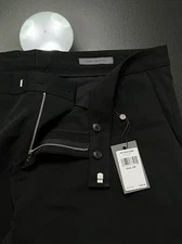 John Varvatos Collection Luxury Mens Pants - Mercer Black - $498 NWT