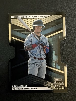 2023 Panini Elite Extra Edition - Yeiner Fernandez #115 Aspirations Die-Cut /88
