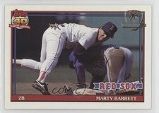 1991 Topps Operation Desert Shield Marty Barrett #496 Shield 0ls