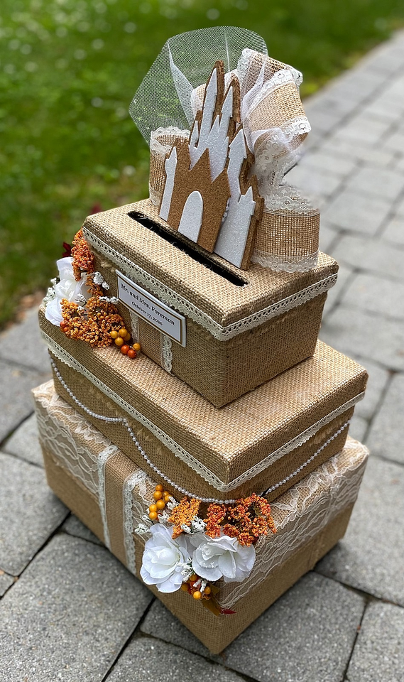 Princess party decorations birthday,centerpiece,card box,wedding,castle ...