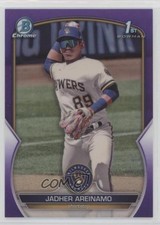 2023 Bowman Chrome Prospects Purple Refractor /250 Jadher Areinamo #BCP-206 1e0i