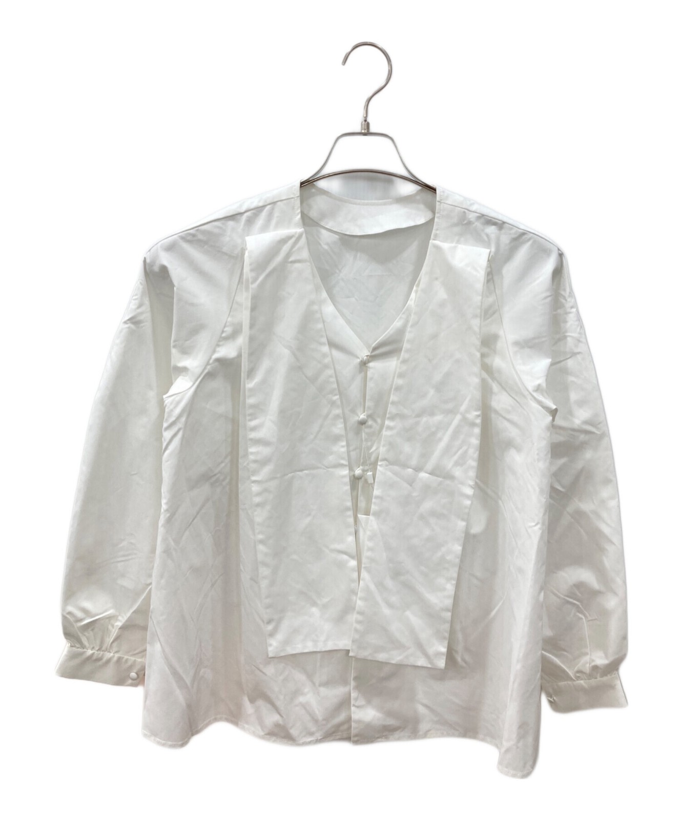 Ameri bow tie blouse Free white Mint - image 1