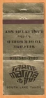 Tahoe Marina & Inn Matchbook Cover South Lake Tahoe icmsc5