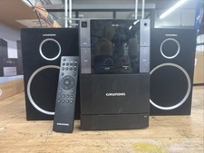 Grundig MS240 Musikanlage, CD- und Kassettenfähigkeit, Radio, Fernbedienung