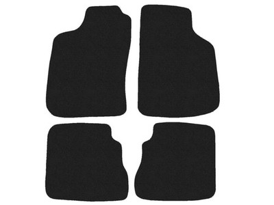Velours Fußmatten für SAAB 9-3 I 1998-08.2002 , Anthrazit x14 Rand