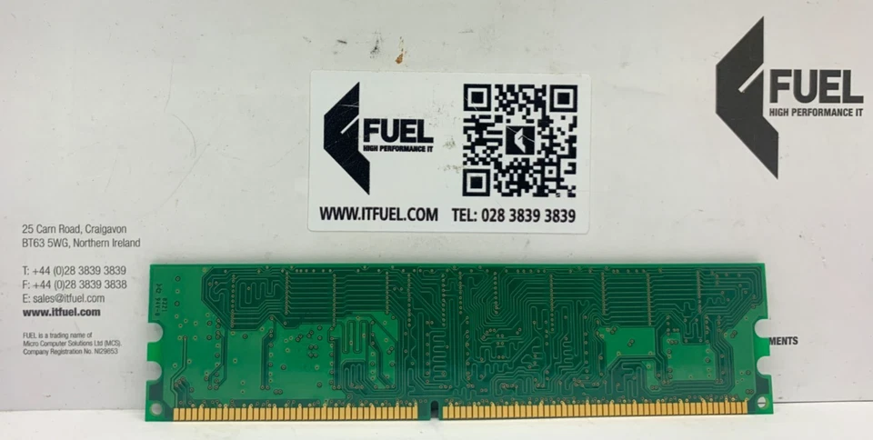 Infineon 128MB DDR ram memory module PC-2700 - HYS64D16301GU-6-B - Image 3 of 3