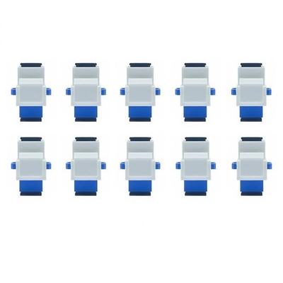 -10 Pack SC/UPC Fiber Optic Coupler Keystone Jack Fiber Optic Coupler SC Keys...