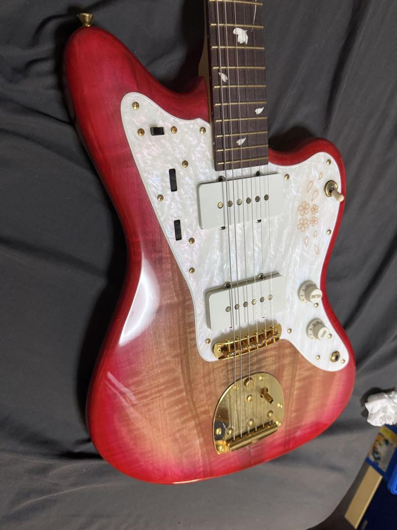 Electric Guitar Momose MJM-SAKURA SP18 PNK-BS Spring Cherry