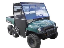 2002-08 Polaris Ranger 500,700 Clear Folding Windshield.1/4 THICK Polycarbonate!