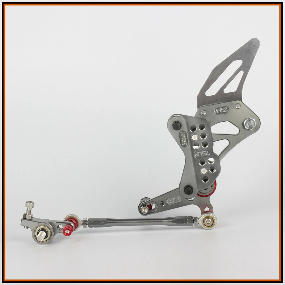 Per 2008-2013 Ducati 848 / 848 EVO Pedane Arretrate Regolabili Rearsets Foot peg Foto 3 de 4