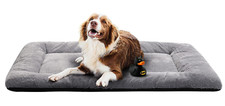 Dog Beds Crate Pad for Extra Large Dogs, Washable, Anti-Slip, 48", Gray