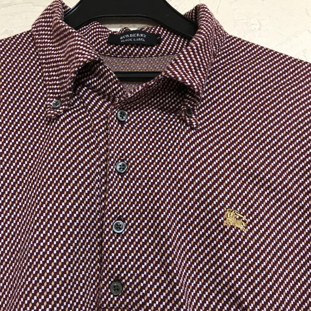 Burberry Black Label Polo Shirt Men's Fashion from Japan