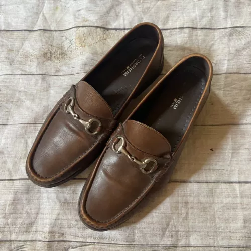 FLORSHEIM Tuscany Moc Toe Bit Loafers Brown Extralight Mens US 10