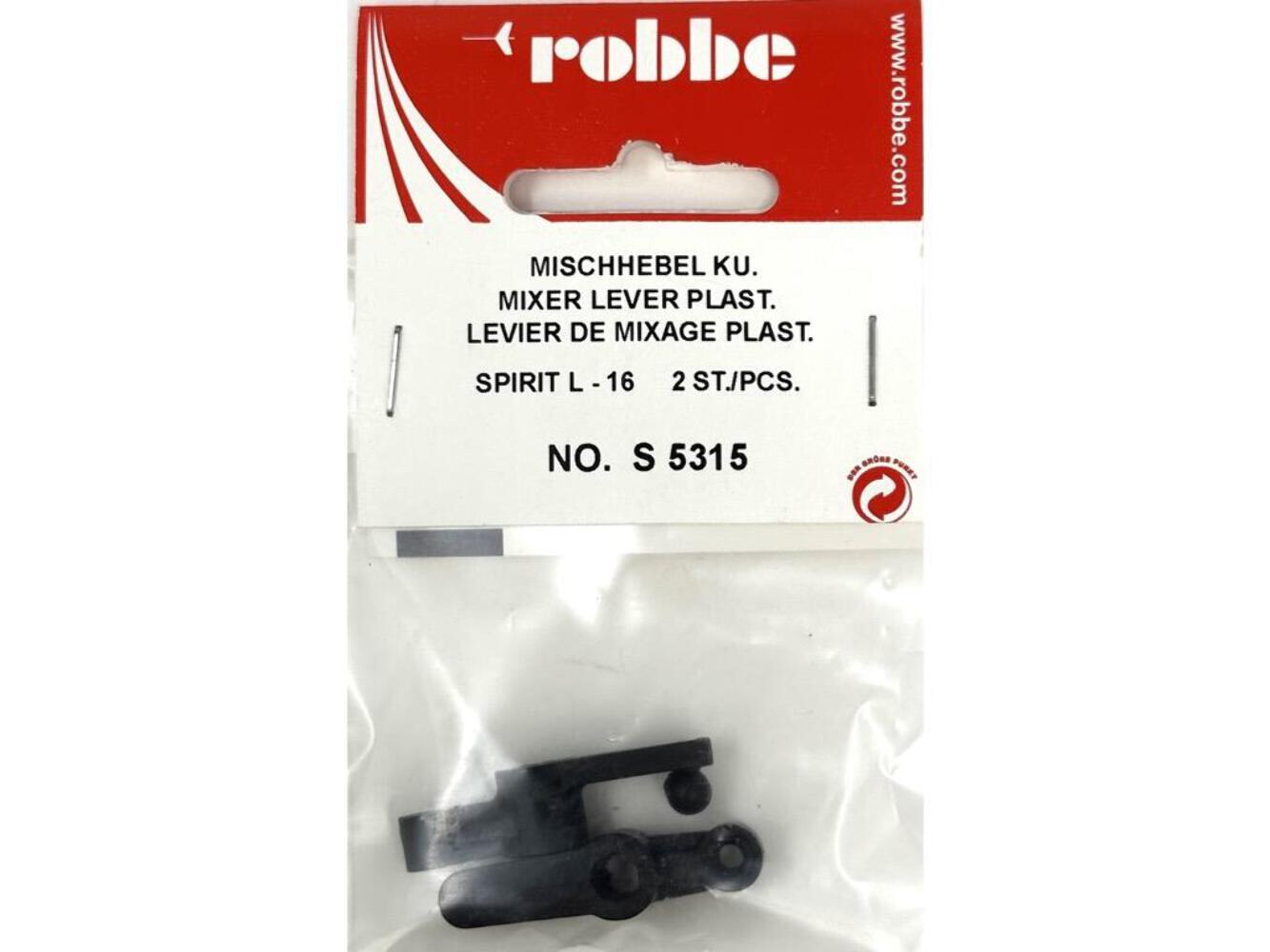 Robbe Mixer Lever Plastic Spirit L-16 (2) : S-5315