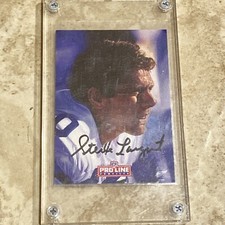 1992 Pro Line Profiles Auto Steve Largent (5 of 9) Auto Autograph HOF