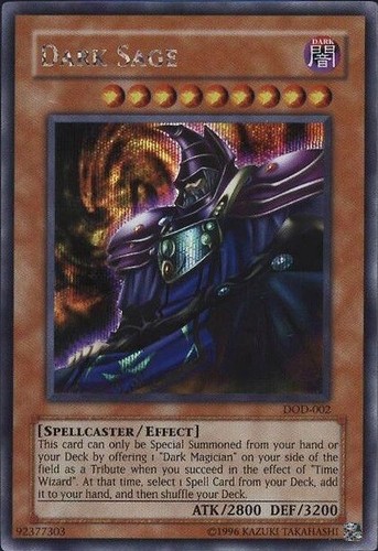 yugioh card dark sage G5-01 Yugioh Dark Sage (Prismatic secret