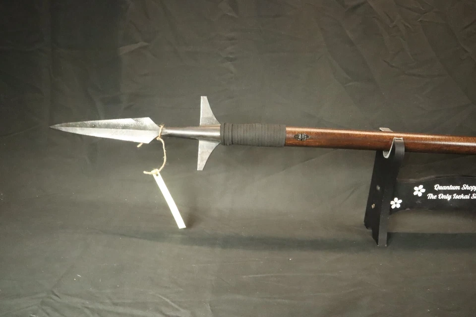Tough Functional Hunting Boar Spear, Sharp High Carbon Steel, Battle Ready - Image 2 of 4