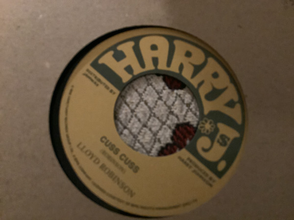 洋楽 Cuss Cuss LLOYD ROBINSON 7'inch Lloyd Robinson - Cuss Cuss (7