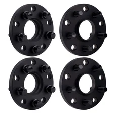 (4) 15mm 5x100 / 5x112 Hubcentric Wheel Spacers Adapters for VW Audi 57.1mm Bore