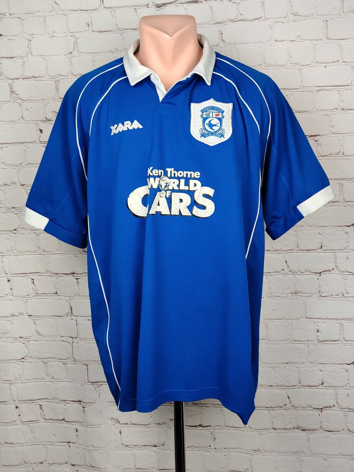 NEW MEN'S FC CARDIFF CITY 2020/2021 HOME SOCCER FOOTBALL SHIRT JERSEY SIZE  XL