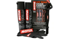 Motul Off-Road Chain Care Kit Motorcycle Care Chain Cleaner Lube Brush - 109788