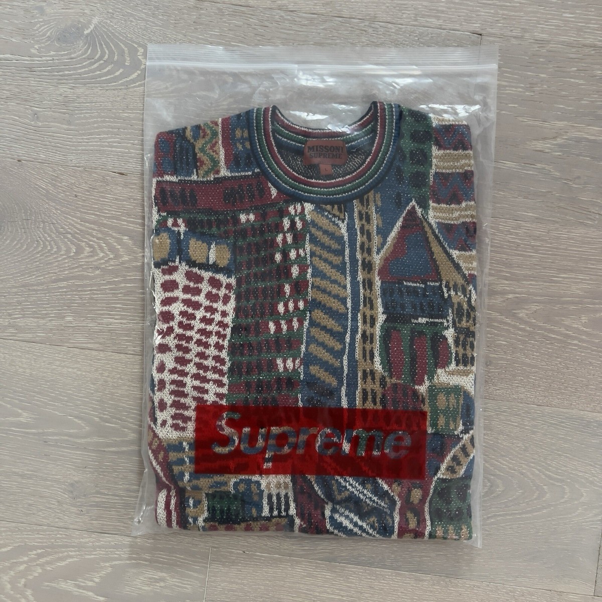 Supreme - Missoni Sweater | Burgundy Supreme®⁄Missoni® fall⁄winter 