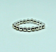 3mm Sterling Silver Beaded Ring