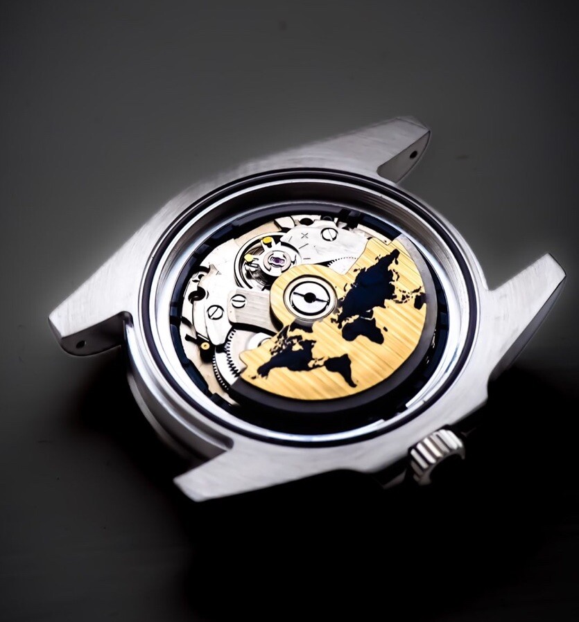 NH34/NH35/NH36/NH70 Rotor Cover - World Map Full Custom Rotor